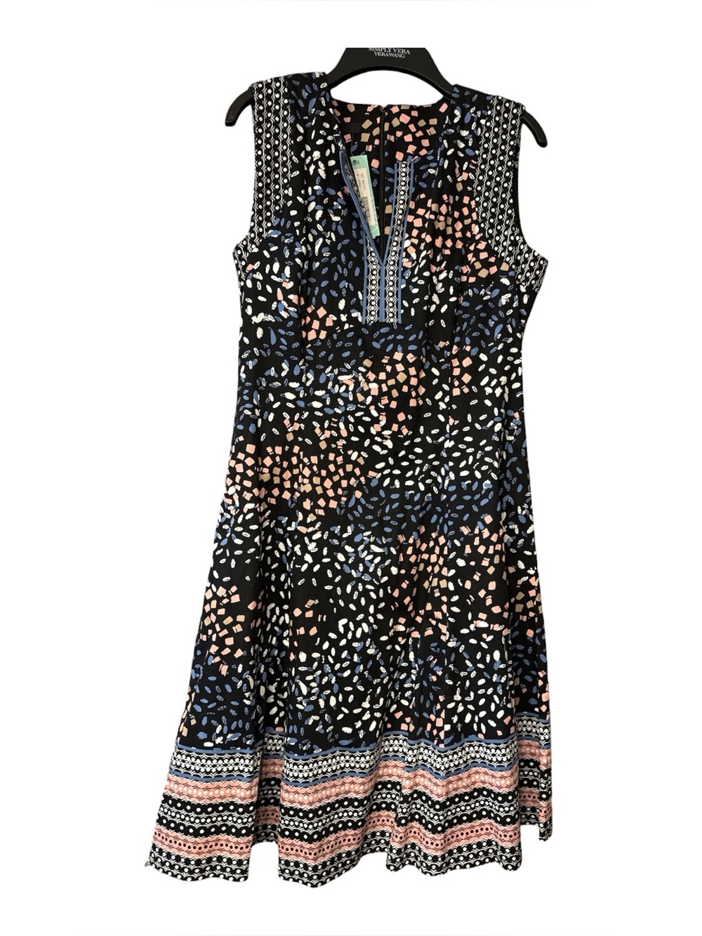 Maggy London Cornelia Cotton Dress NWT Size 4 Sleeveless Fit Flare Wedding Guest